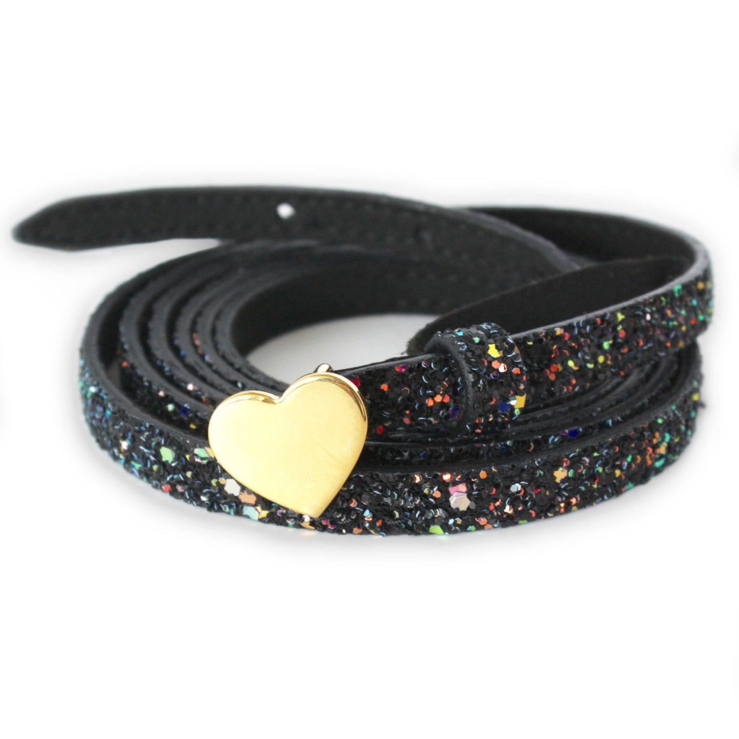 Snake Black Glitter