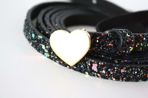 Snake Black Glitter