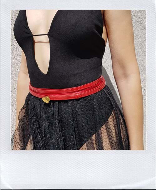Snake Red Patent